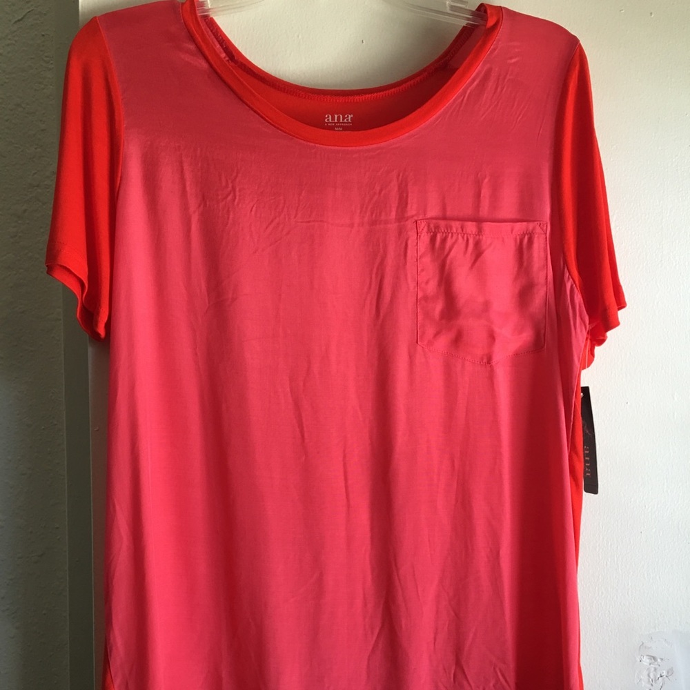 Cute Pink and Orange a.n.a. Shirt. Never worn.